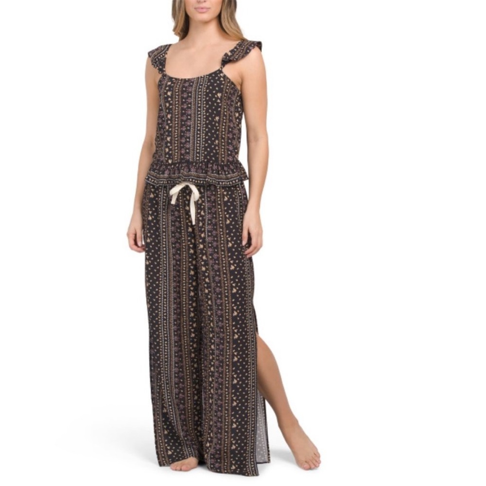 NWT Maaji Black Floral Harper Pajama Set
